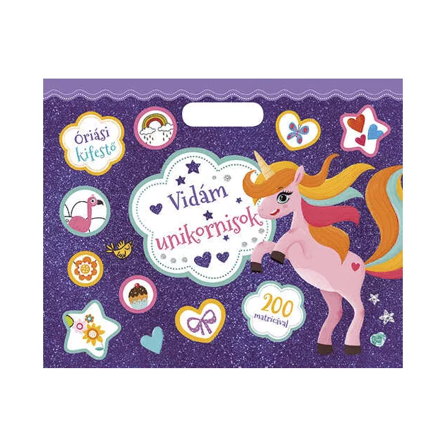 Óriási kifestő - Vidám unikornisok