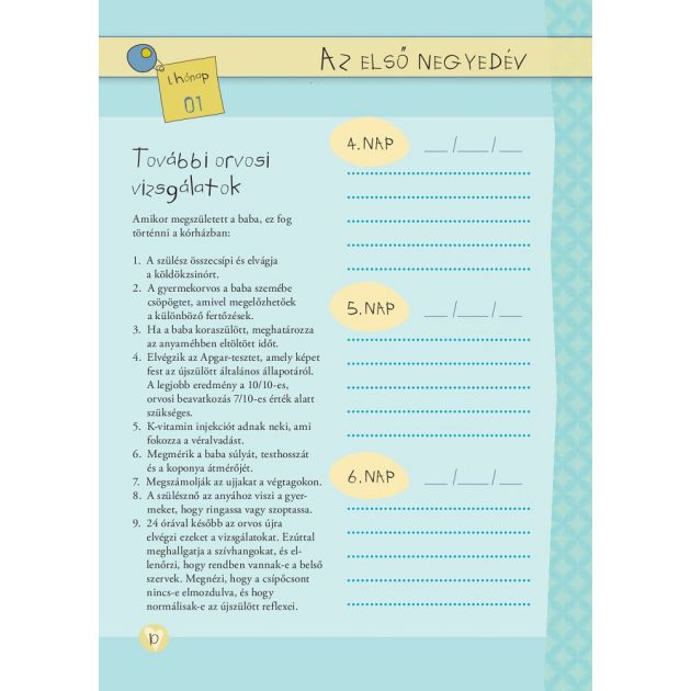 Napló a babám első évéről (lányos)