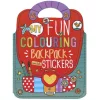 My Fun Colouring Backpack with Stickers - Girls