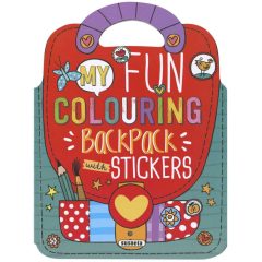 My Fun Colouring Backpack with Stickers - Girls