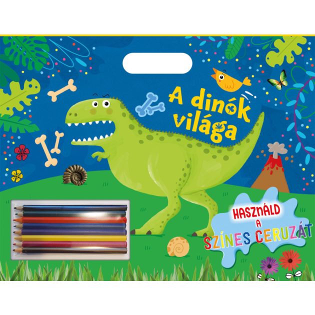 Használd a színes ceruzát - A dinók világa