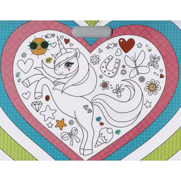 Használd a színes ceruzát - Unikornisok