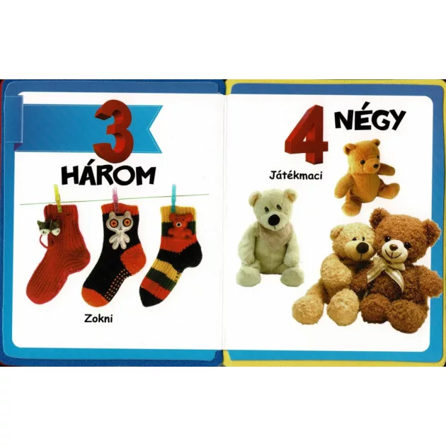 Szivacskönyv - Számok