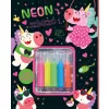 Neon színező 1. - rózsaszín