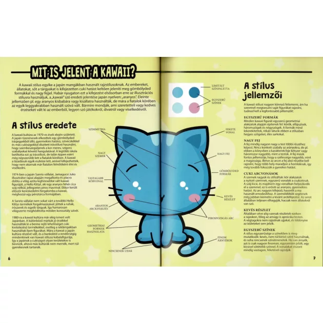 Manga karakterek kawaii stílusban