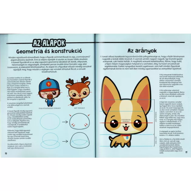 Manga karakterek kawaii stílusban