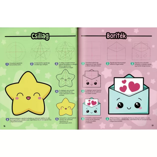 Manga karakterek kawaii stílusban