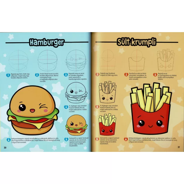 Manga karakterek kawaii stílusban