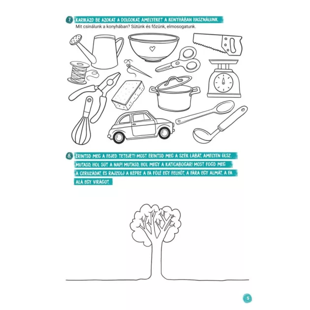 Minitanoda - Iskolaelőkészítő feladatok kiscsoportosoknak