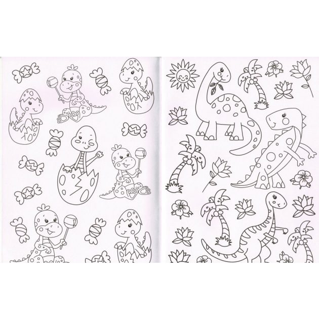 Gyémántos kifestő - Dinoszauruszok