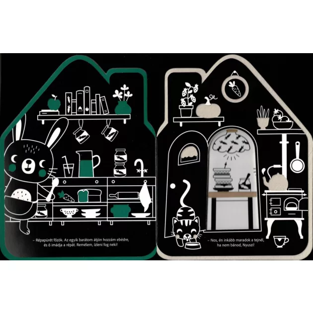 Színes házak - Nyuszi otthona