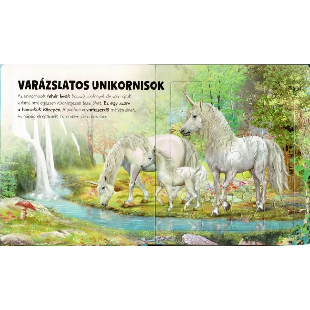 Szuper puzzle - Unikornisok
