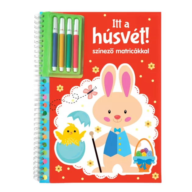 Itt a húsvét - Színező matricákkal és filctollal