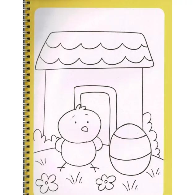 Itt a húsvét - Színező matricákkal és filctollal