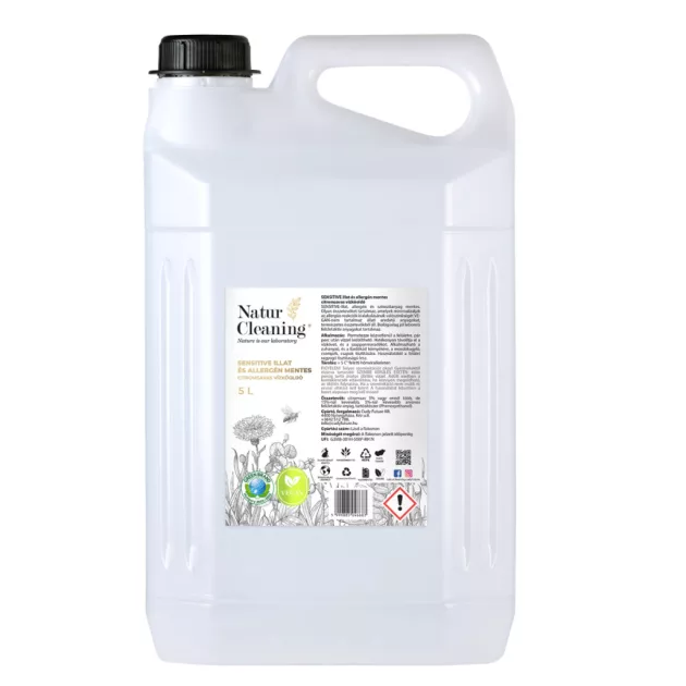 NaturCleaning Sensitive illat és allergén mentes citromsavas vízkőoldó 5 liter