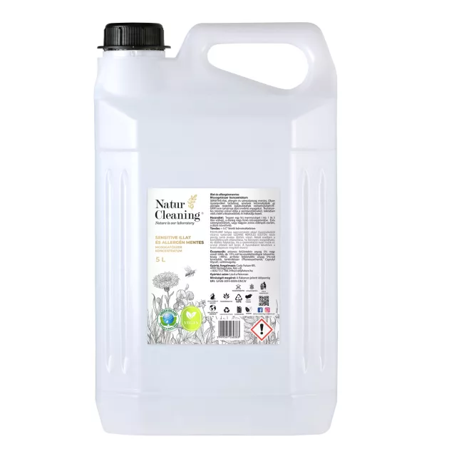 NaturCleaning Mosogatószer koncentrátum 5 liter - sensitive illat és allergénmentes