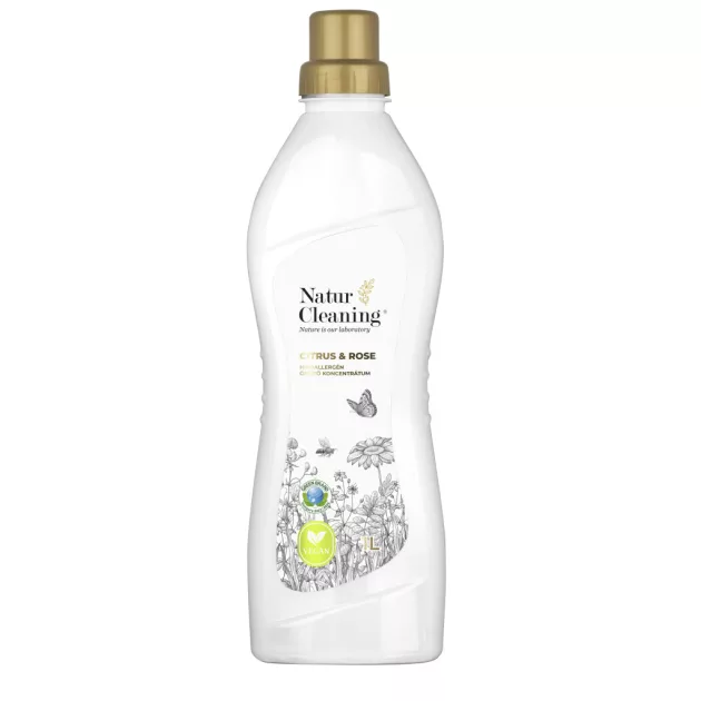 NaturCleaning Öblítő koncentrátum 1 liter - Citrus & Rose