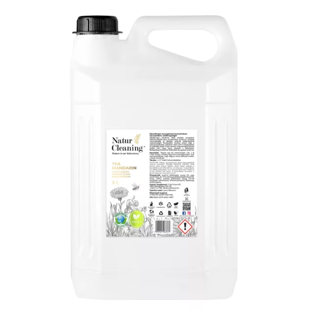NaturCleaning Mosogatószer koncentrátum 5 liter - tea-mandarin