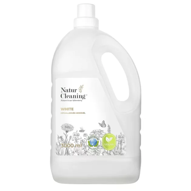 NaturCleaning White hipoallergén mosógél 3 liter