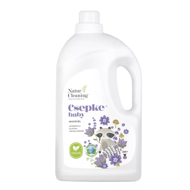 Csepke Baby mosógél levendula olajjal 3m+ - 4 liter