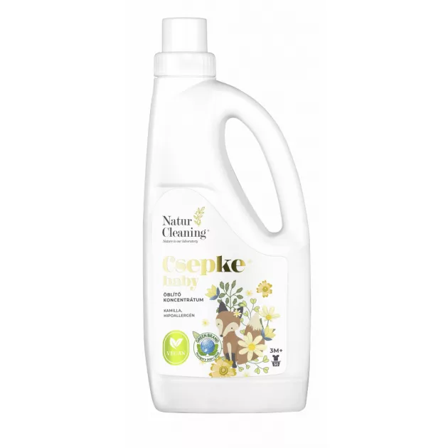 Csepke baby hipoallergén öblítő kamilla illattal 3m+ - 1 liter
