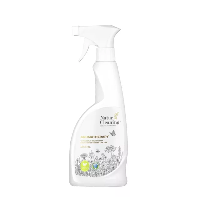 NaturCleaning Aromatherapy tisztítószer mandarin és cubeba olajjal 500 ml