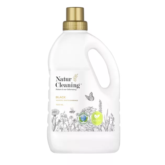 NaturCleaning Black hipoallergén mosógél 1,5 liter