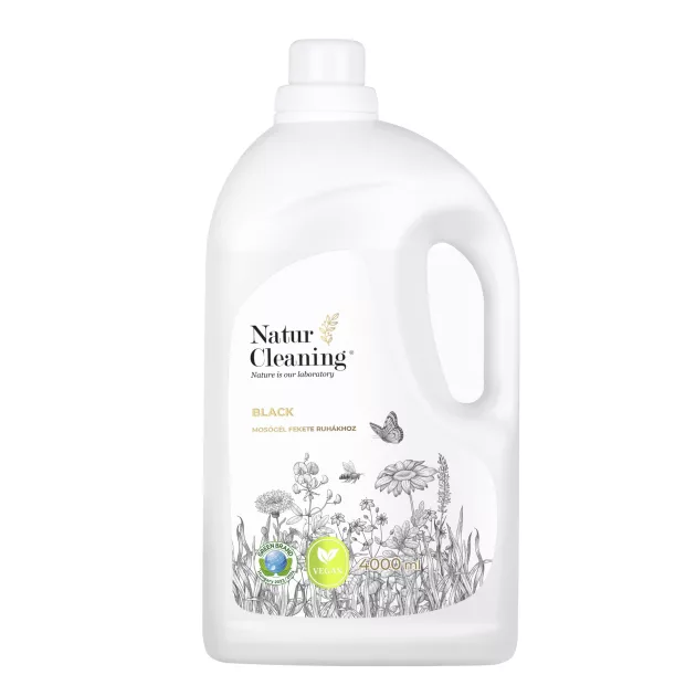 NaturCleaning Black hipoallergén mosógél 4 liter