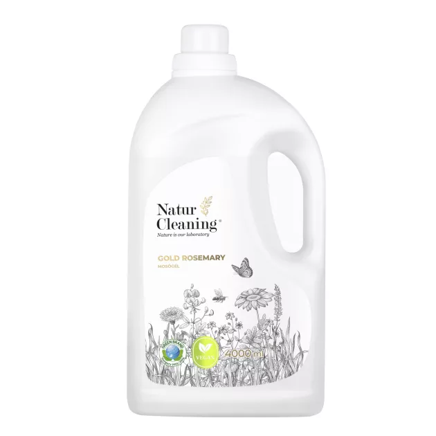 NaturCleaning Gold Rosemary hipoallergén mosógél 4 liter