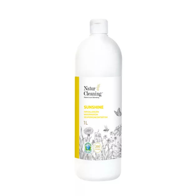 NaturCleaning Mosóparfüm szuperkoncentrátum 1 liter - Sunshine /Napsugár/