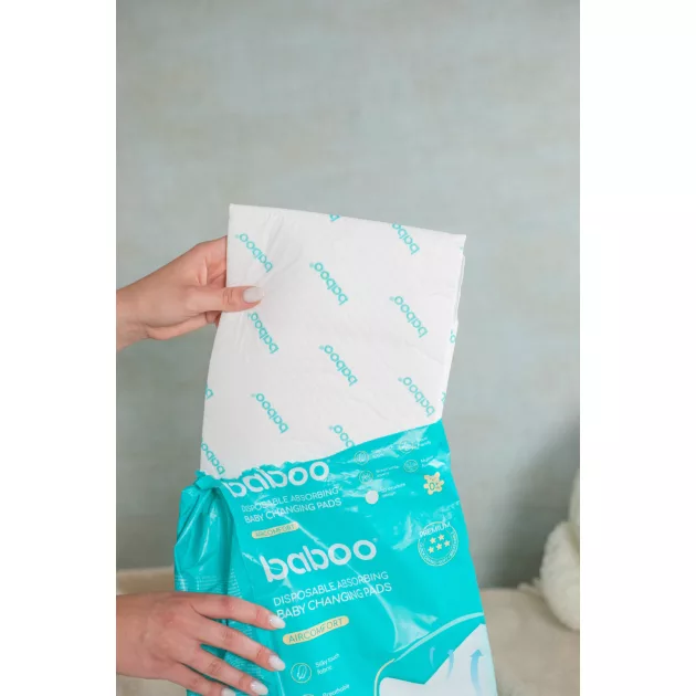 Baboo Eldobható Nedvszívó Pelenkázó Alátét AirComfort 60x60, 20 db