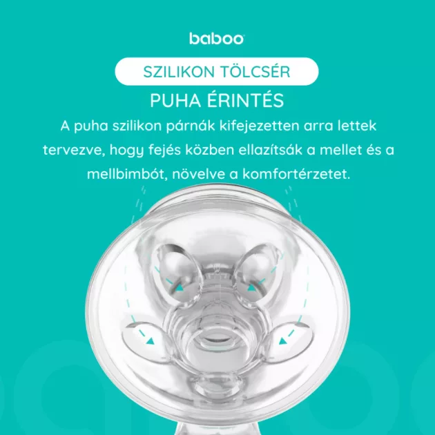 Baboo 2 fázisú kézi mellszívó, 4 szívás erősséggel