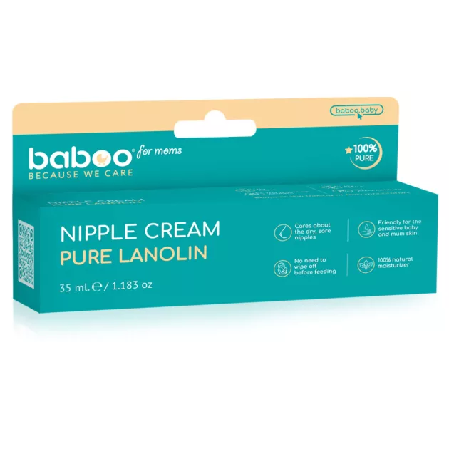 Baboo 100% tiszta lanolin bimbókrém 35 ml