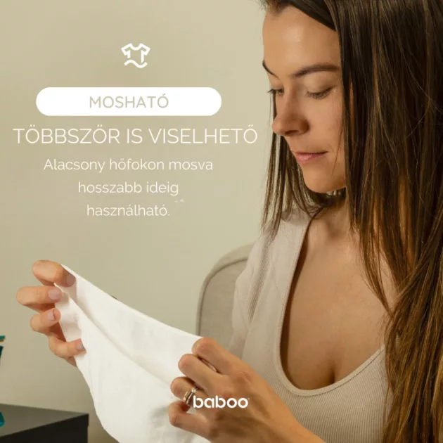 Baboo szülés utáni hálós bugyi 2 db L
