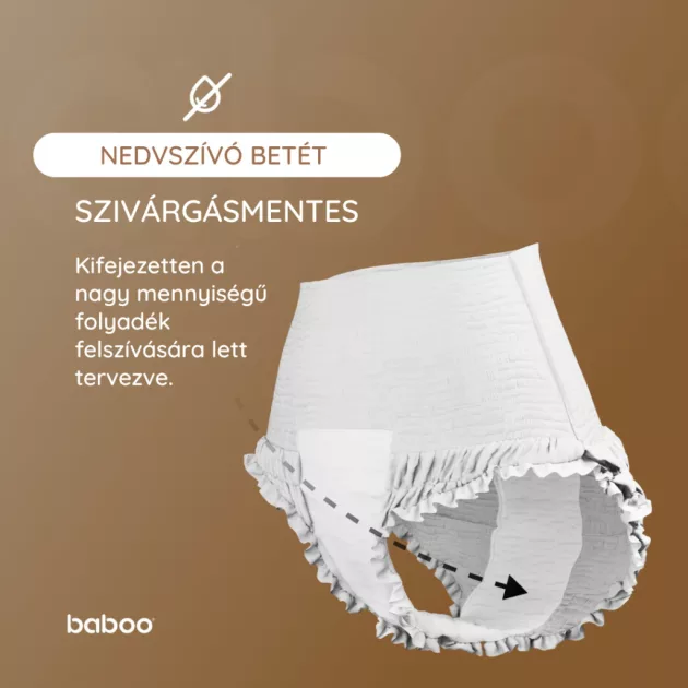 Baboo eldobható nedvszívó fehérnemű, XL, 5 db