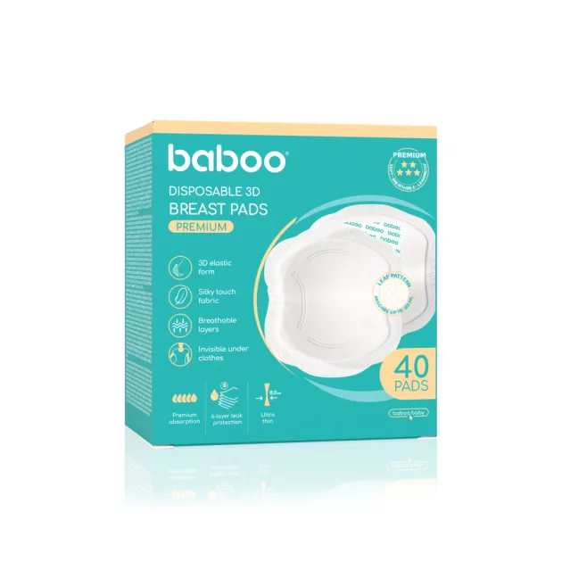 Baboo premium éjszakai és nappali eldobható melltartóbetét 40 db