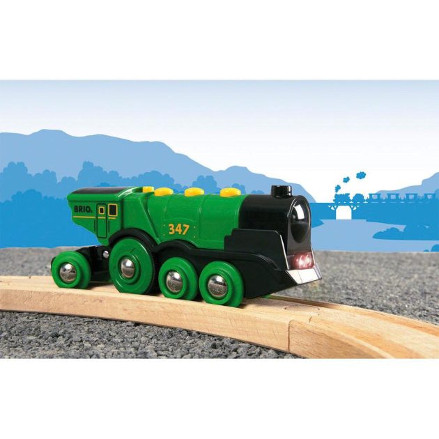 Brio 33593 Zöld Action Lokomotív