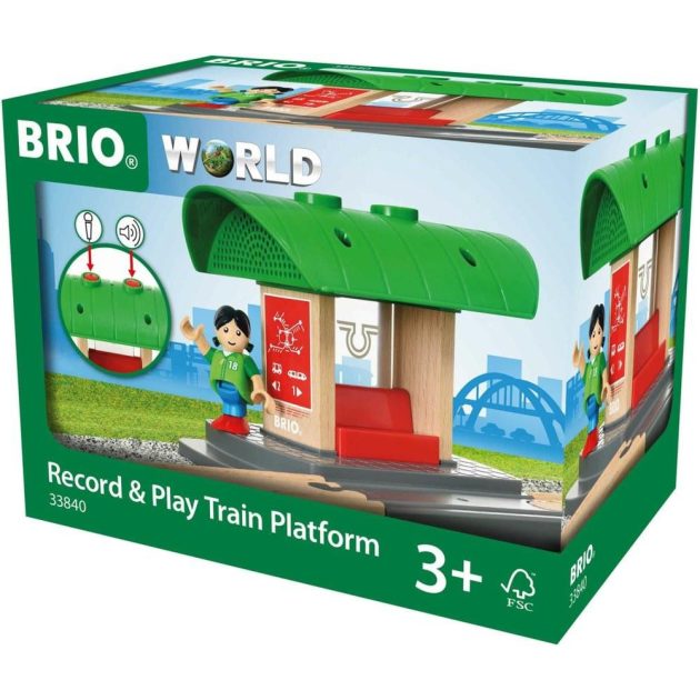 Brio 33840 Record & Play vonat állomás