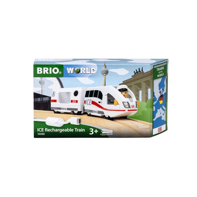 Brio 36088 ICE ÚJRATÖLTHETŐ VONAT (A Világ vonatjai)