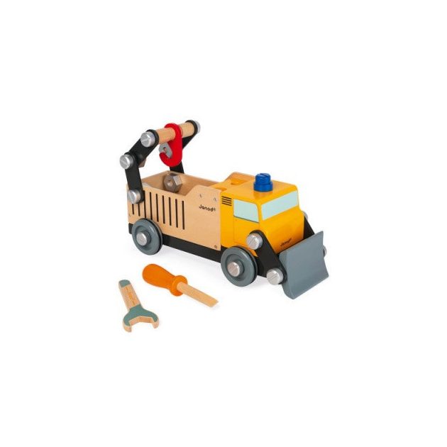 Janod 06470 Brico'kids DIY építő teherautó