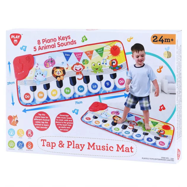 Playgo állatos zenélő szőnyeg