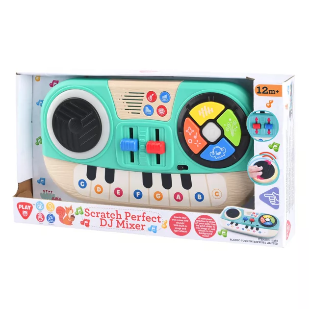 Playgo bébi dj-pult és szintetizátor