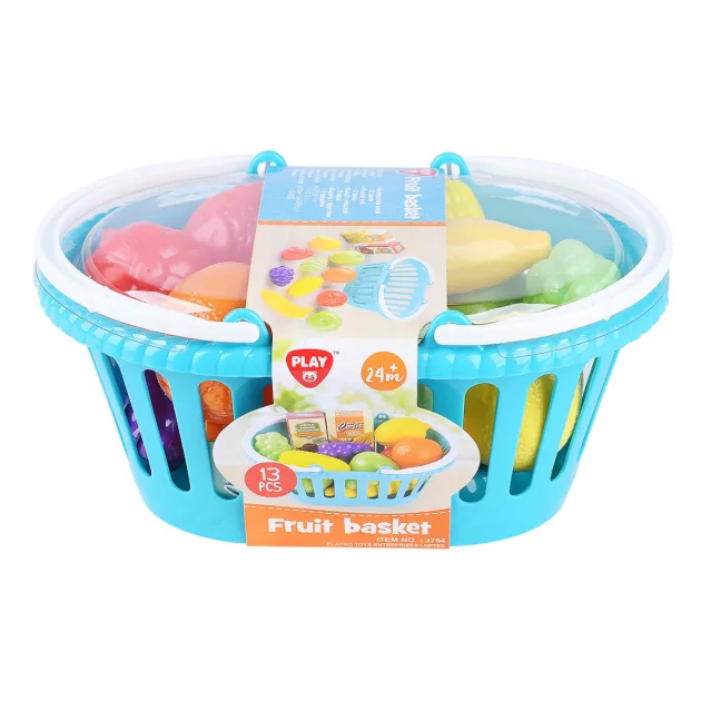 Playgo gyümölcskosárkészlet - 13db-os