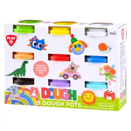 Playgo gyurma 9db-os (9x56g - alap színek)