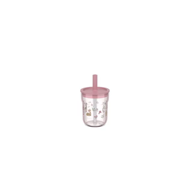 Little Dutch gyerek pohár szívószállal 250 ml - fairy garden