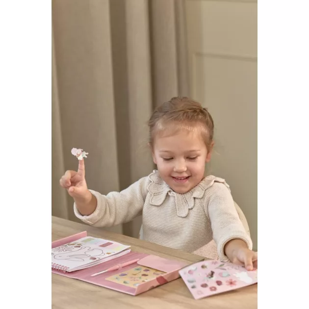 Little Dutch festőkönyv kiegészítőkkel - Rosa Fairy Garden