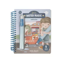 Little Dutch vízzel színező füzet - Jim járművei