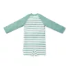 Little Dutch hosszú ujjú úszóoverál Stripes Surf Blue - 98/104