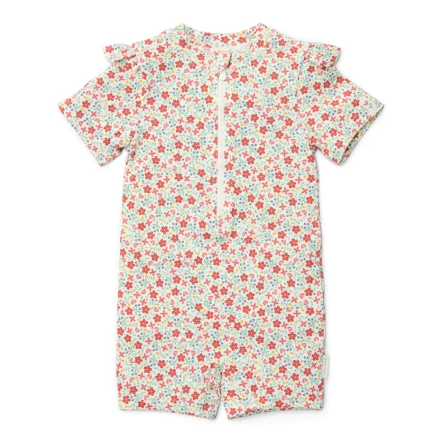 Little Dutch rövid ujjú úszóoverál Sunny Flowers Multi-colour - 62/68