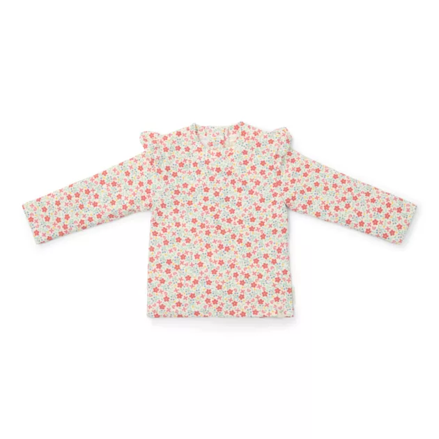 Little Dutch hosszú ujjú úszó póló Sunny Flowers Multi-colour - 74/80
